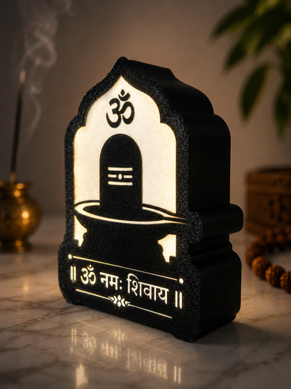 Shivling Light Box (Om Namah Shivaya)